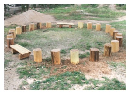 Imatge pels mitjans: Naturalitzar espai del pati gran de l'escola El Cim, amb arbres proporcionin ombra